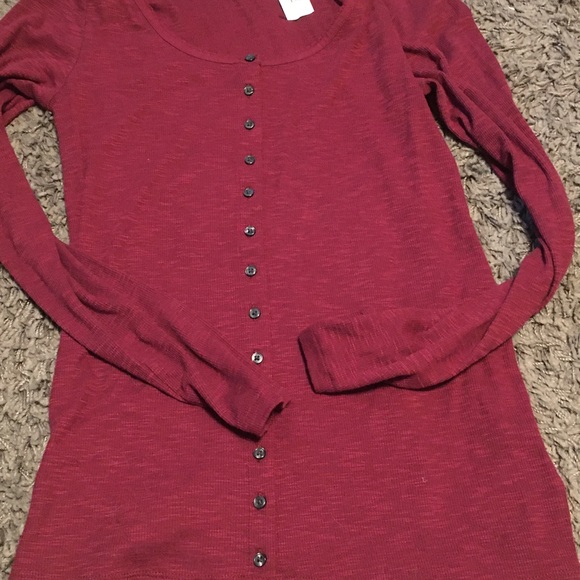 Gap Ribbed Button Front Shirt - Picture 2 of 2